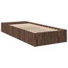 vidaXL Cadre de lit sans matelas chêne marron 75x190 cm