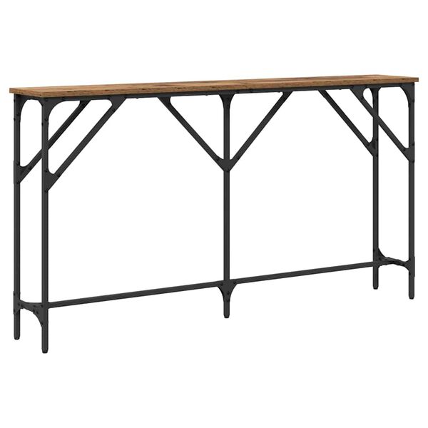 vidaXL Table console Bois Ancien 140 x 23 x 75 cm