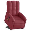 vidaXL Fauteuil inclinable de massage Rouge bordeaux Tissu