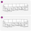 vidaXL Ensemble de canap&eacute;s d'ext&eacute;rieur 7 pcs Gris Naturel et Clair