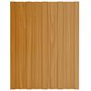 vidaXL Panneaux de toiture 36 pcs acier galvanis&eacute; naturel 60x45 cm