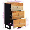 vidaXL Buffet avec 3 tiroirs 40x33,5x75 cm bois massif d'acacia