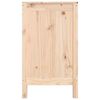 vidaXL Bo&icirc;te &agrave; linge 88,5x44x76 cm Bois massif de pin