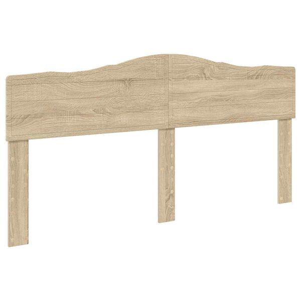 vidaXL T&ecirc;te de lit Ch&ecirc;ne Sonoma 200 cm Bois d'ing&eacute;nierie
