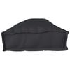 vidaXL Coussin de palette Noir 200 x 40 x 8 cm Tissu Oxford
