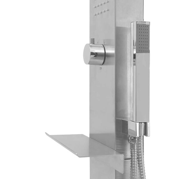 Pomme De Douche Plongeante Carrée 50x50 Cm - Acier Inoxydable, 324 Buses - Lot De 2 - Pour Plafond Ou Mur