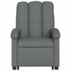 vidaXL Fauteuil de massage inclinable Gris fonc&eacute; Tissu