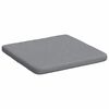 vidaXL Coussins de siège 4 pcs Gris clair 40 x 40 x 3 cm tissu