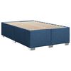 vidaXL Sommier &agrave; lattes de lit avec matelas Bleu 120x200 cm Tissu
