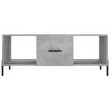 vidaXL Table basse gris b&eacute;ton 102x50x40 cm bois d'ing&eacute;nierie