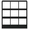 vidaXL Bibliothèque noir 102x32x108 cm bois d'ingénierie
