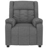 vidaXL Fauteuil inclinable &eacute;lectrique Gris fonc&eacute; Tissu