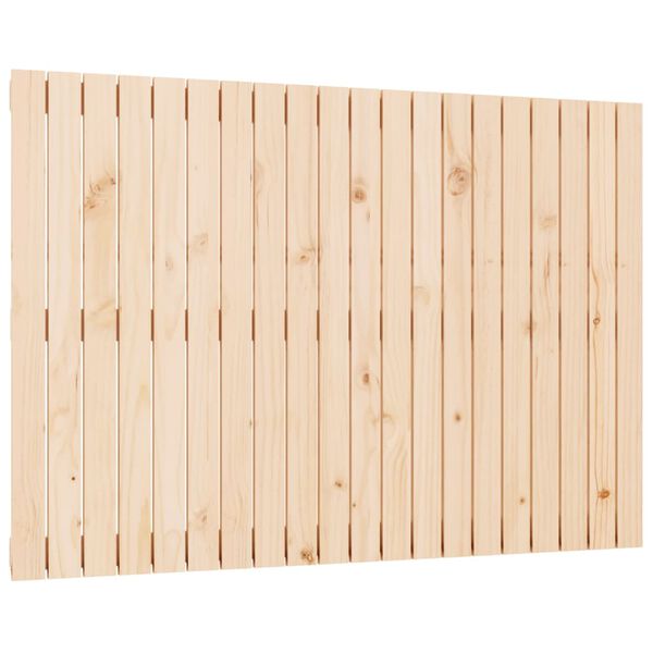 vidaXL T&ecirc;te de lit murale 127,5x3x90 cm Bois massif de pin