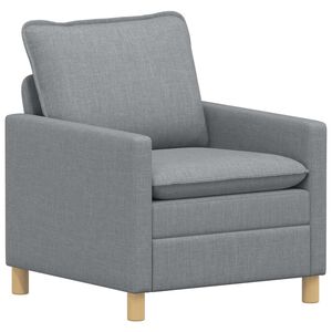 vidaXL Canap&eacute; Gris clair 76 x 81 x 87,5 cm Tissu