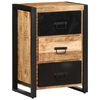 vidaXL Armoire &agrave; tiroir 50x35x70 cm bois de manguier massif brut