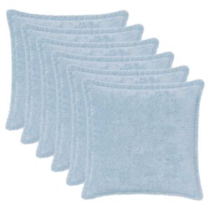vidaXL Housse de coussin 6 pc HOUTEN Bleu clair 30 x 30 cm