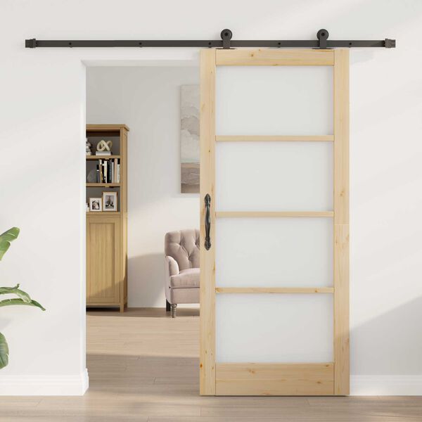 vidaXL Porte coulissante ORKDAL Naturel 86 x 198,5 cm