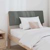 vidaXL T&ecirc;te de lit capitonn&eacute;e Gris fonc&eacute; 90 cm Pin massif