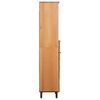 vidaXL Armoire de salle de bain avec &eacute;tag&egrave;re Marron 38 x 33 x 160 cm