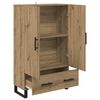 vidaXL Haut Armoire avec tiroir Ch&ecirc;ne artisanal 69,5 x 30 x 115 cm