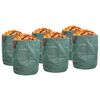 vidaXL Sacs &agrave; D&eacute;chets de Jardin 12 pcs Vert 66 x 66 x 83,5 cm