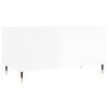 vidaXL Table basse Blanc brillant 90x44,5x45 cm Bois d'ing&eacute;nierie