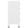 vidaXL Armoire à tiroirs industrielle Blanc 78x40x93 cm Métal