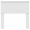 vidaXL T&ecirc;te de lit Blanc 80 cm Bois d'ing&eacute;nierie