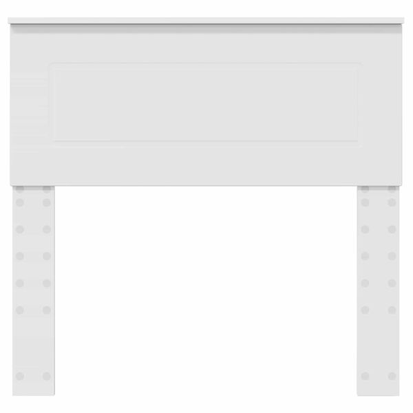 vidaXL T&ecirc;te de lit Blanc 80 cm Bois d'ing&eacute;nierie