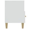 vidaXL Meuble TV Blanc 102x36x50 cm Bois d'ingénierie