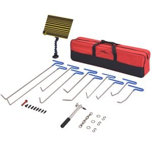vidaXL Kit de d&eacute;bosselage sans peinture 28 pi&egrave;ces Acier inoxydable