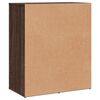 vidaXL Buffet chêne marron 60x31x70 cm bois d'ingénierie