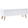 vidaXL Meuble TV Blanc 120x40x46 cm MDF