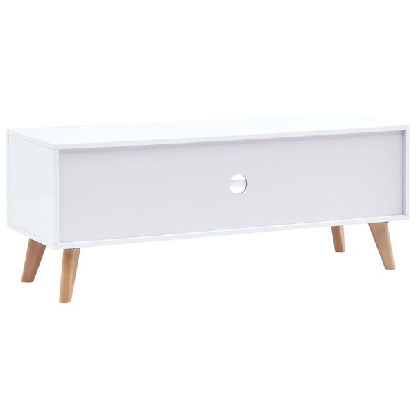 vidaXL Meuble TV Blanc 120x40x46 cm MDF