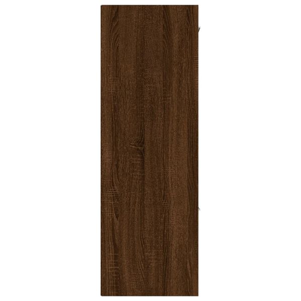 vidaXL Armoire de rangement Ch&ecirc;ne marron 60x29,5x90 cm