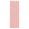 vidaXL Rideaux en voile avec œillets 2 pcs rose 140 x 300 cm