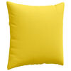 vidaXL Coussins de canap&eacute; 2 pcs Jaune clair 60 x 60 cm tissu