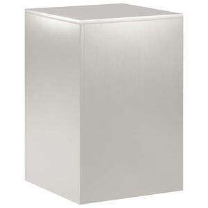 vidaXL Support de Plante Argent&eacute; 40 x 40 x 60 cm Acier