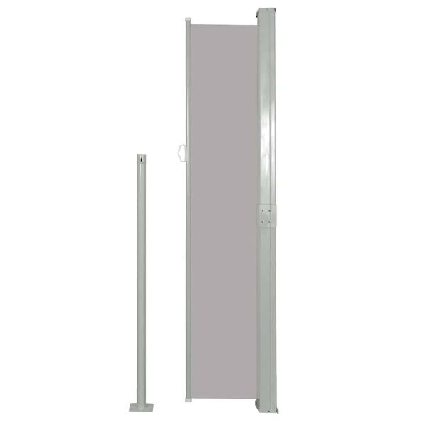 vidaXL Auvent latéral rétractable de patio 160 x 300 cm Gris