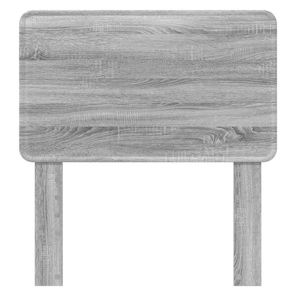vidaXL T&ecirc;te de lit Gris Sonoma 75 cm Bois d'ing&eacute;nierie