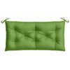 vidaXL Coussin de banc de jardin vert m&eacute;lang&eacute; 100x50x7 cm tissu