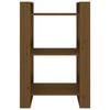 vidaXL Bibliothèque/Cloison Marron miel 60x35x91 cm Bois massif