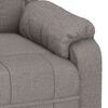 vidaXL Fauteuil inclinable Taupe Tissu