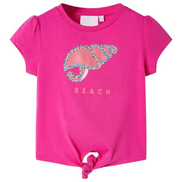 T-shirt pour enfants rose foncé 140