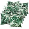 vidaXL Housse de coussin 12 pcs HEERLEN Motif feuilles 50 x 50 cm