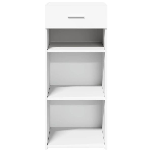 vidaXL Buffet blanc 40x42,5x93 cm bois d'ing&eacute;nierie