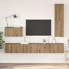 vidaXL Meuble TV mural 4 pcs Ch&ecirc;ne artisanal Bois d'ing&eacute;nierie