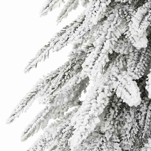 vidaXL Sapin de No&euml;l artificiel avec support Blanc 71 x 71 x 150 cm