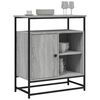 vidaXL Buffet sonoma gris 69x35x80 cm bois d'ingénierie