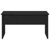 vidaXL Table basse Ch&ecirc;ne noir 80 x 50,5 x 41,5 cm Bois d'ing&eacute;nierie
